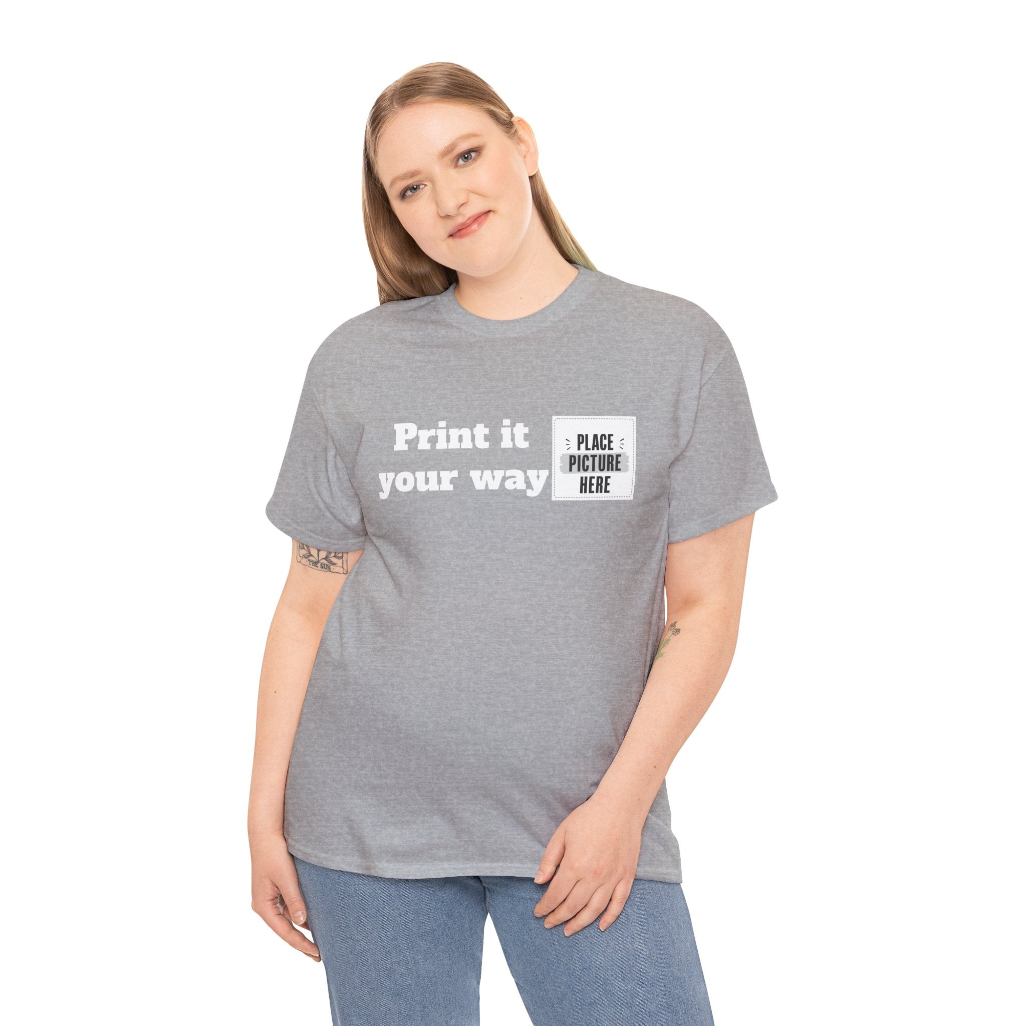 Personalized Graphic Tee for School, Team & Club — "Designed by You" Unisex T-Shirt
