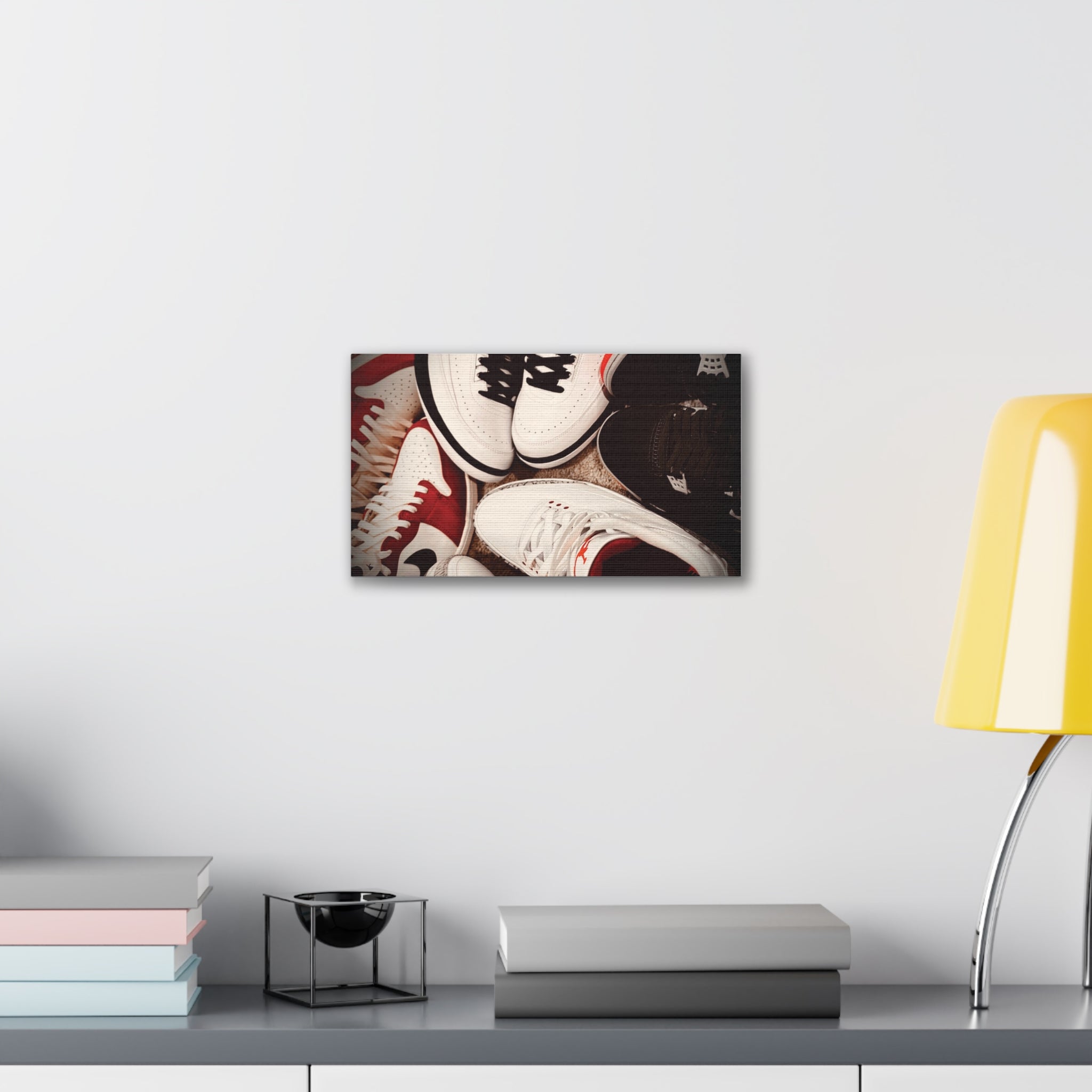Sneaker Canvas Wall Art - Stretched 0.75" Shoe Print