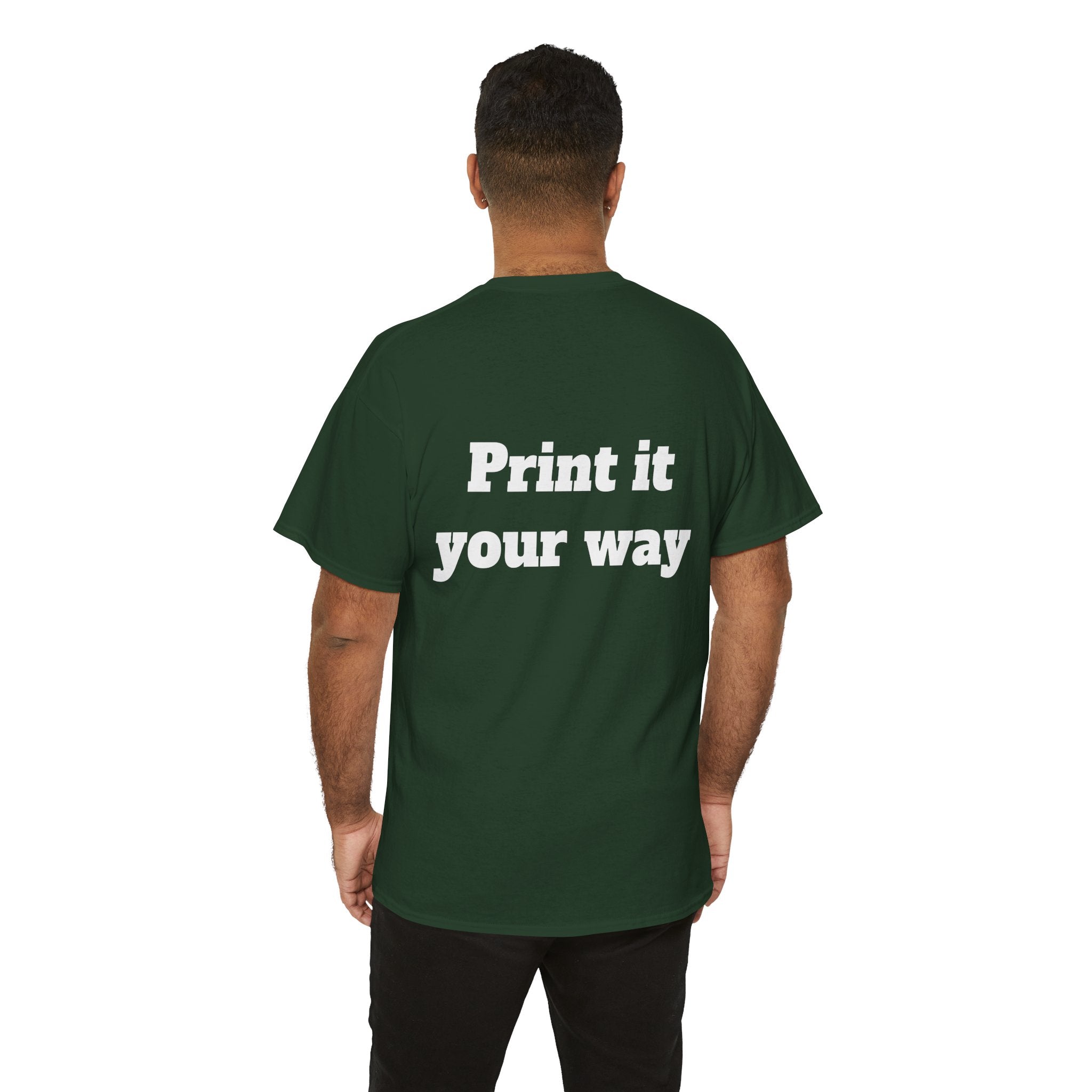 Personalized Graphic Tee for School, Team & Club — "Designed by You" Unisex T-Shirt