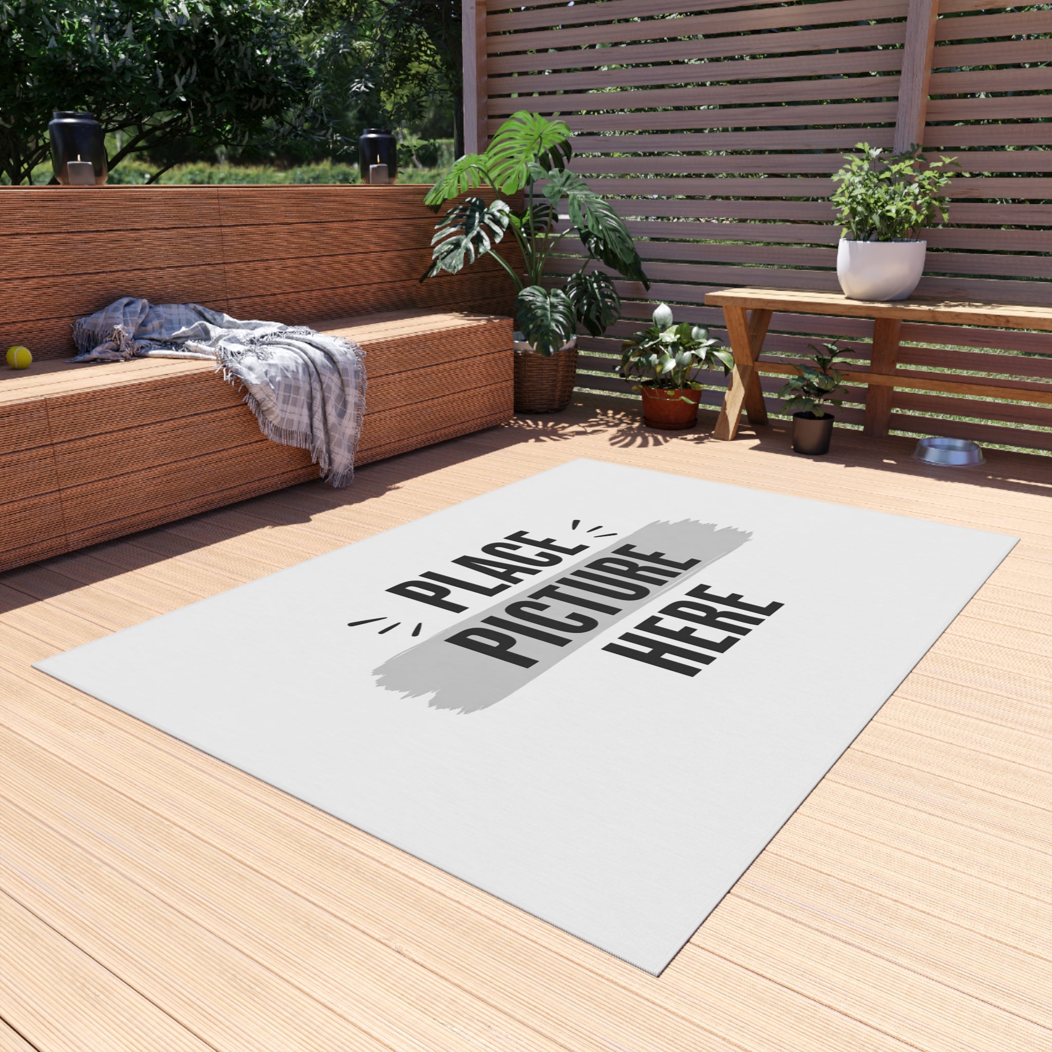Custom Picture Print Doormat for Patio, Porch & Garden