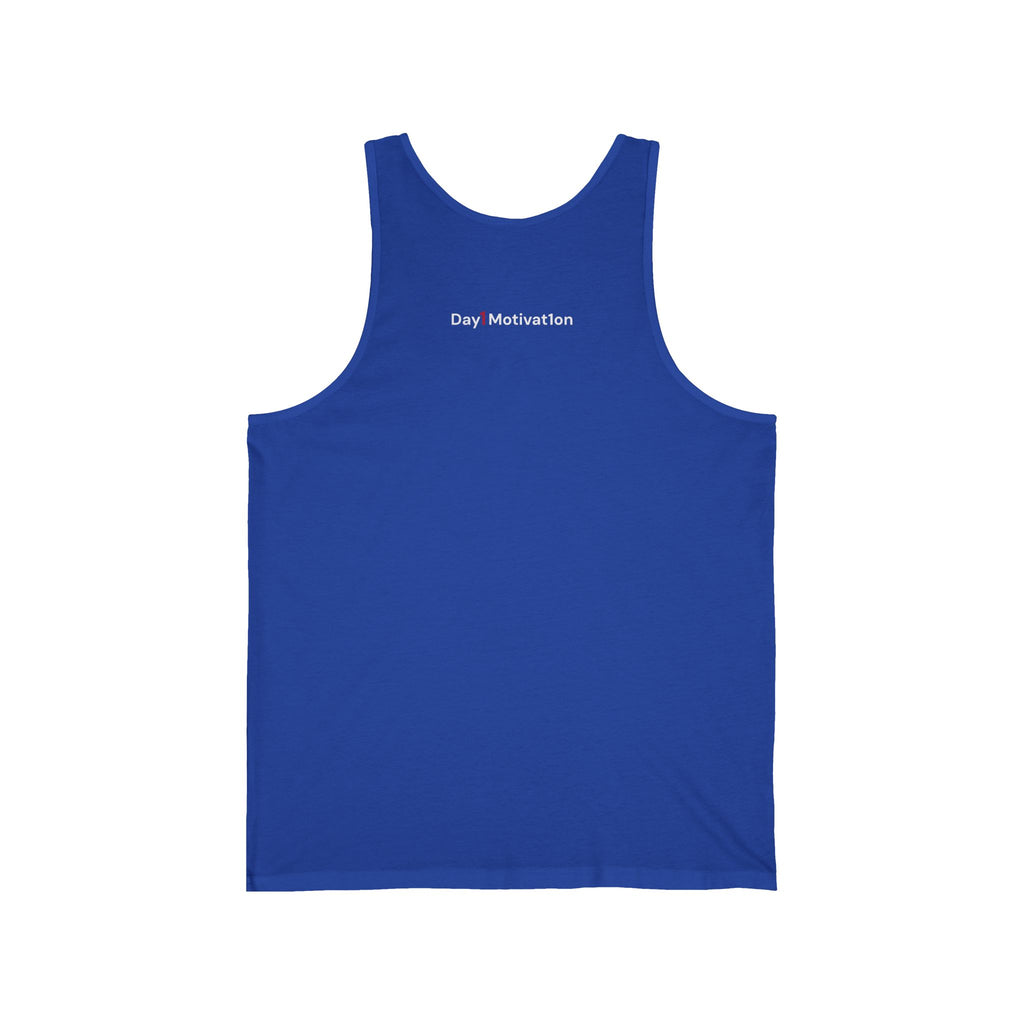 Motivational "One Day One" Tank Top — Minimal Workout & Daily Grind Tee