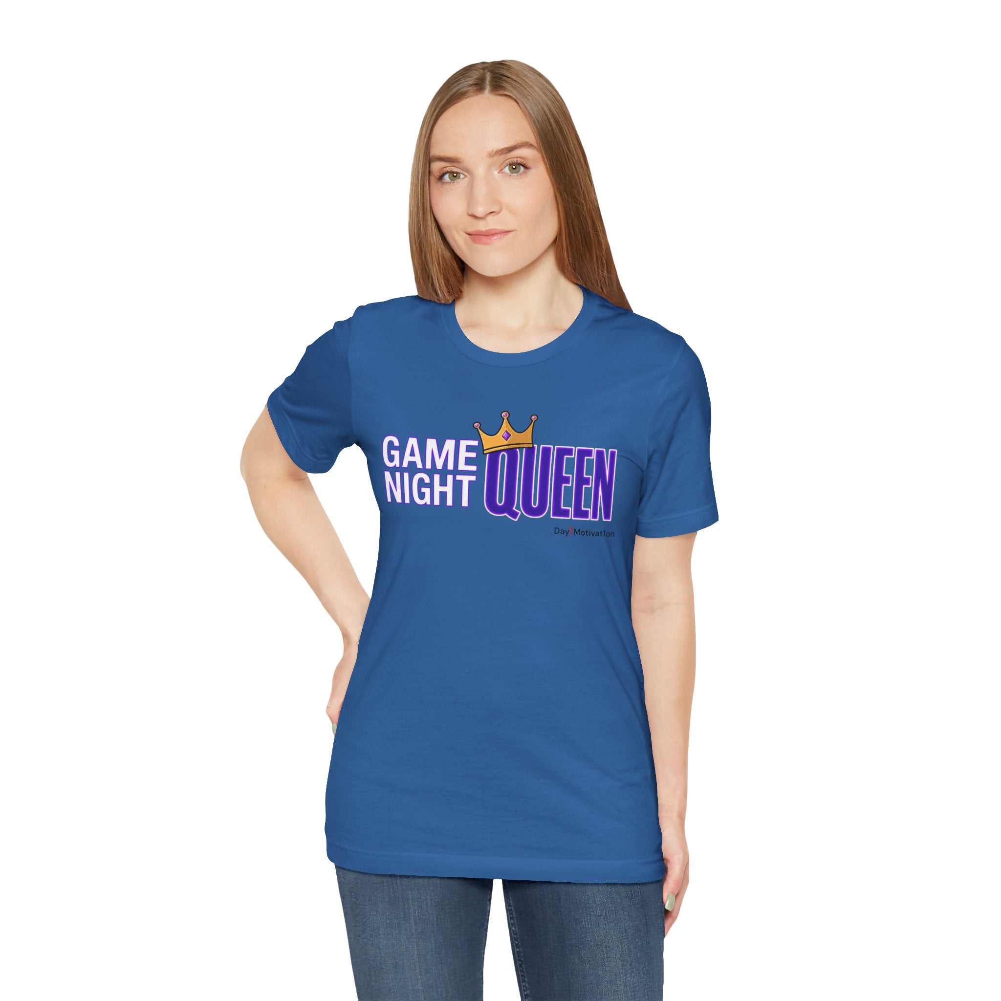 Game Night Queen T-Shirt — Graphic Tee for Game Nights & Parties